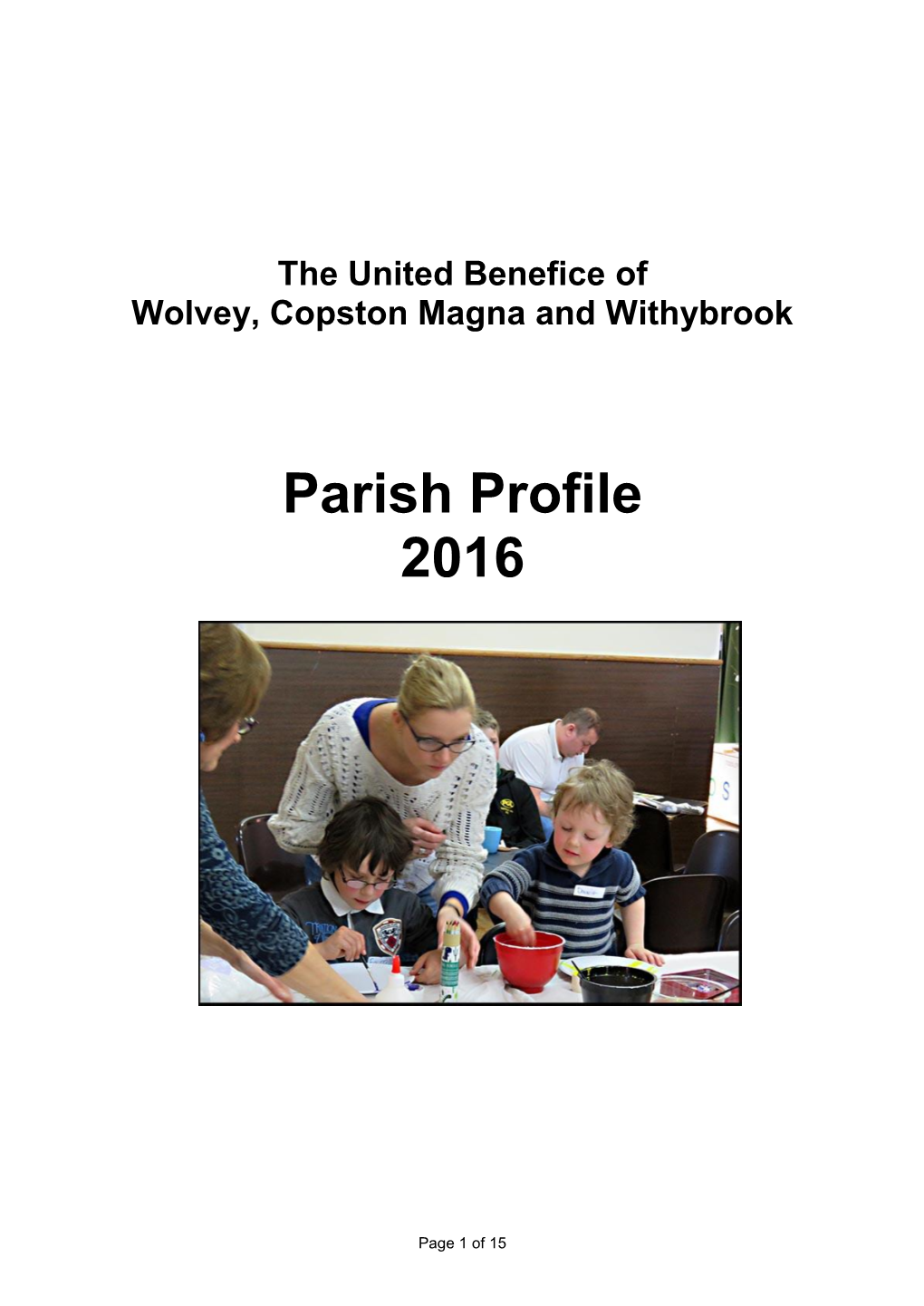 Parish Profile Wolvey