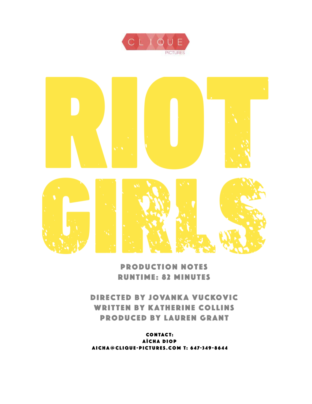 RIOT-GIRLS-Press-Kit.Pdf