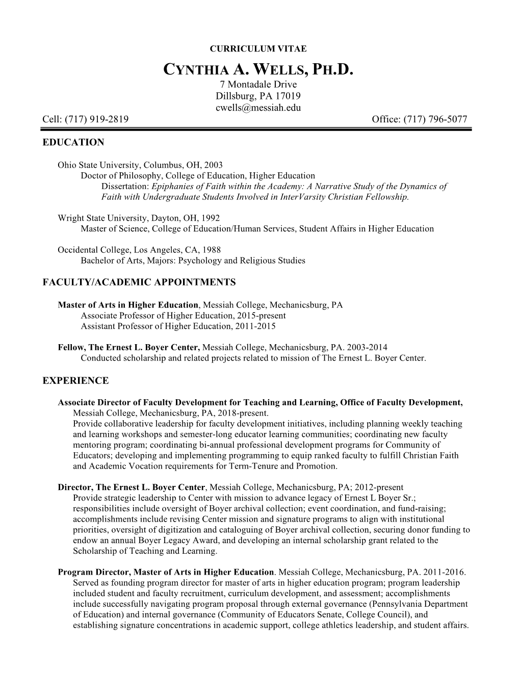 Download Curriculum Vitae