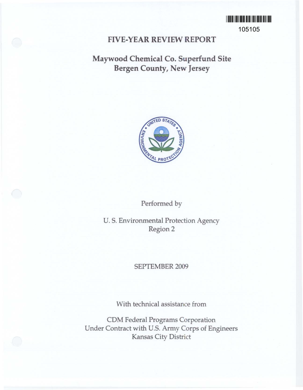 Five-Year Review Report, Maywood Chemical Co