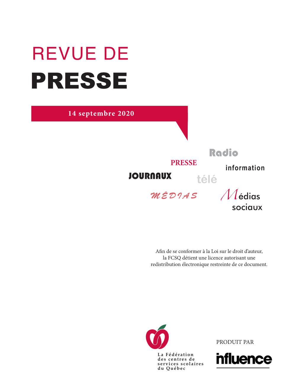 La Presse Plus, 14 Septembre 2020, Page LPA2