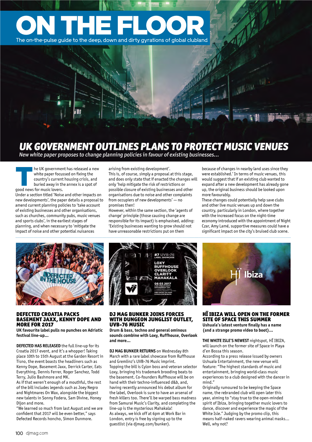 ON the FLOOR the On-The-Pulse Guide to the Deep, Down and Dirty Gyrations of Global Clubland