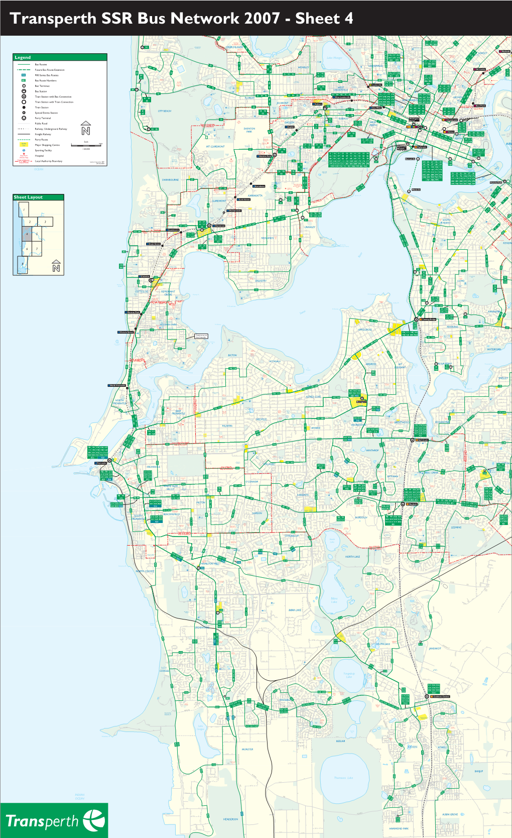 Perth-Bus-Map City B