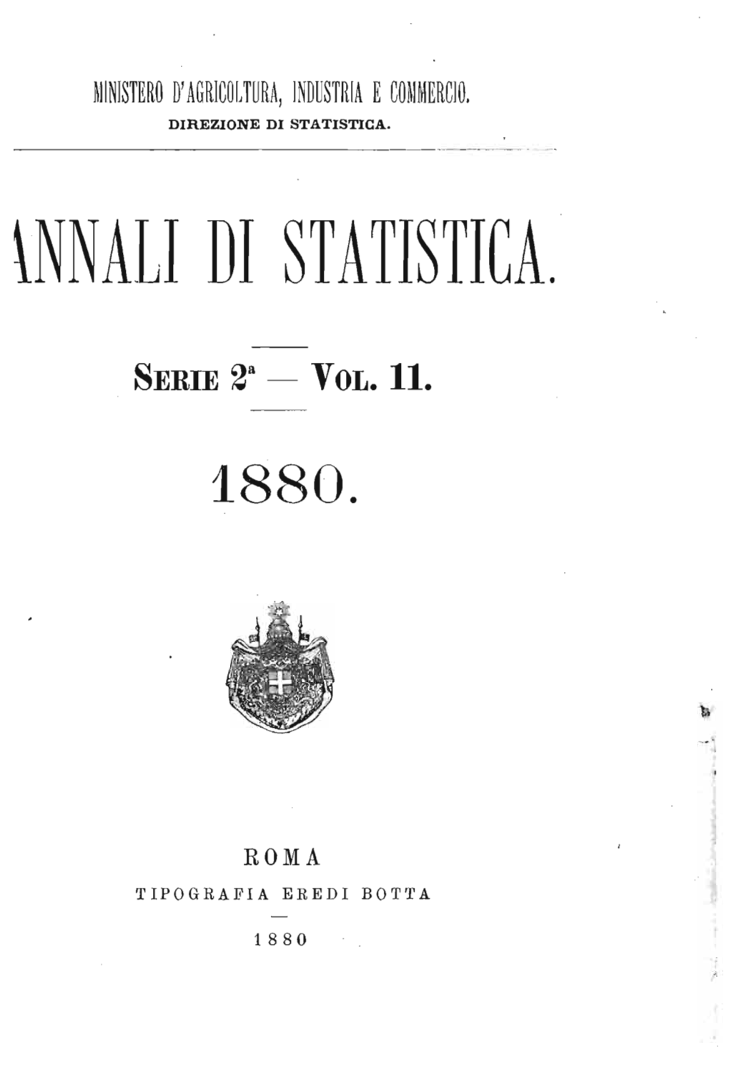 Annali Di Statistica, Serie 2