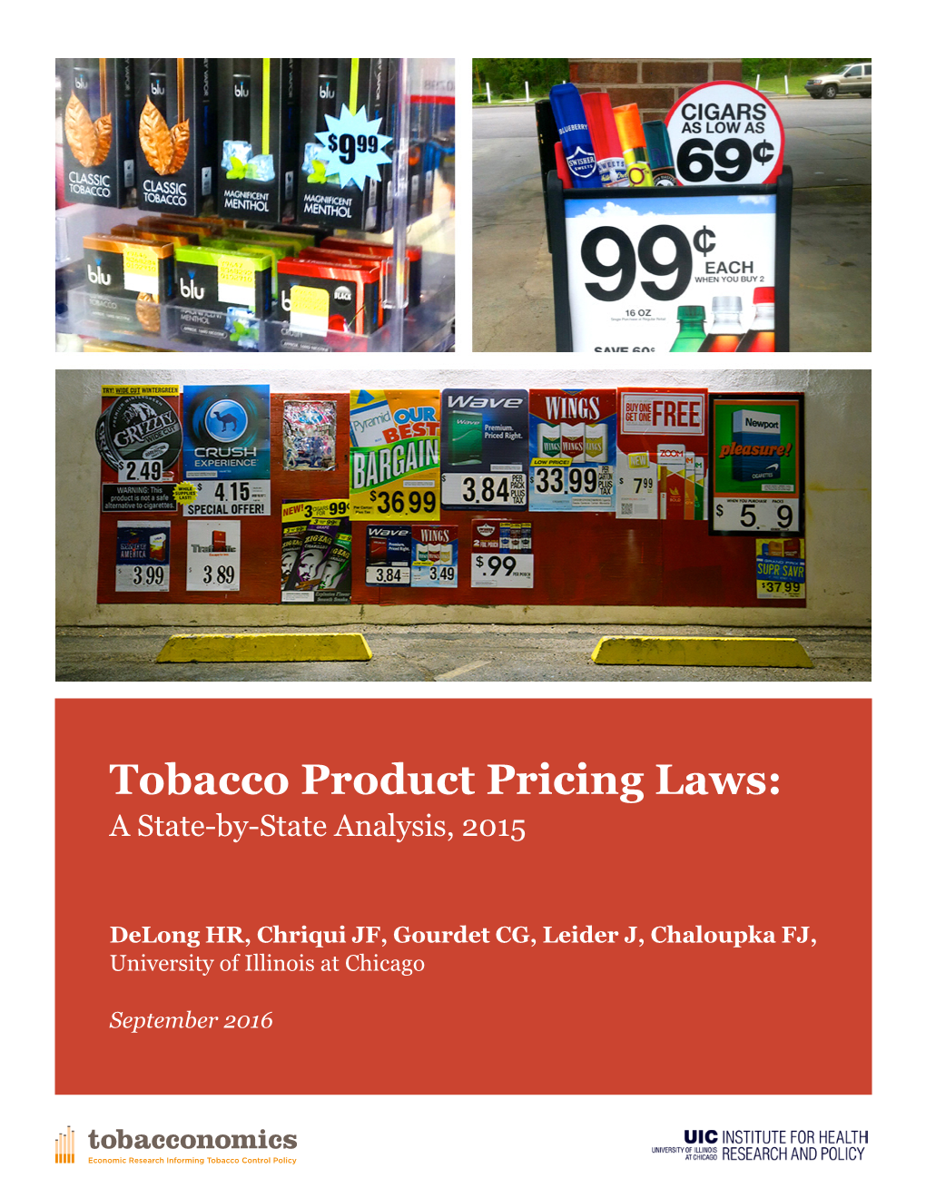 Tobacco Product Pricing Laws: a State-By-State Analysis, 2015