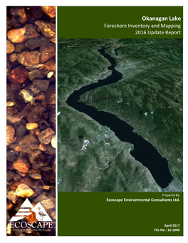 Okanagan Lake Foreshore Inventory and Mapping 2016 Update Report