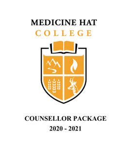 Counsellor Package 2020 - 2021 Medicine Hat College