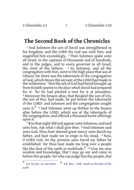 Eng-Kjv 2CH.Pdf 2 Chronicles