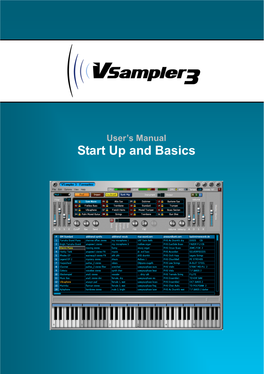 Vsampler 3 Start up and Basics