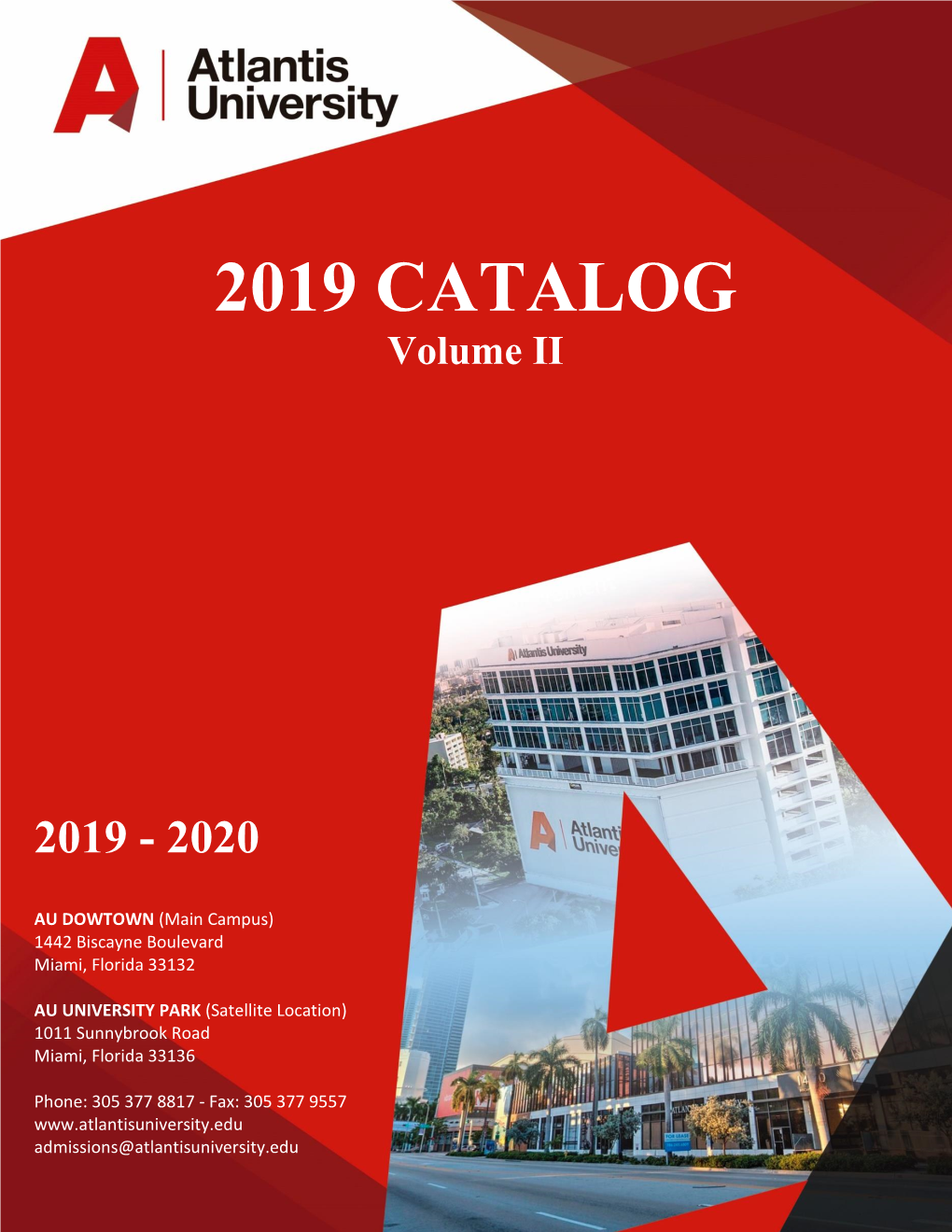 2019 CATALOG Volume II