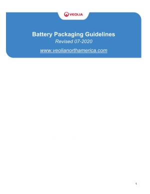 Battery Packaging Guidelines Revised 07-2020