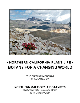 Botany for a Changing World