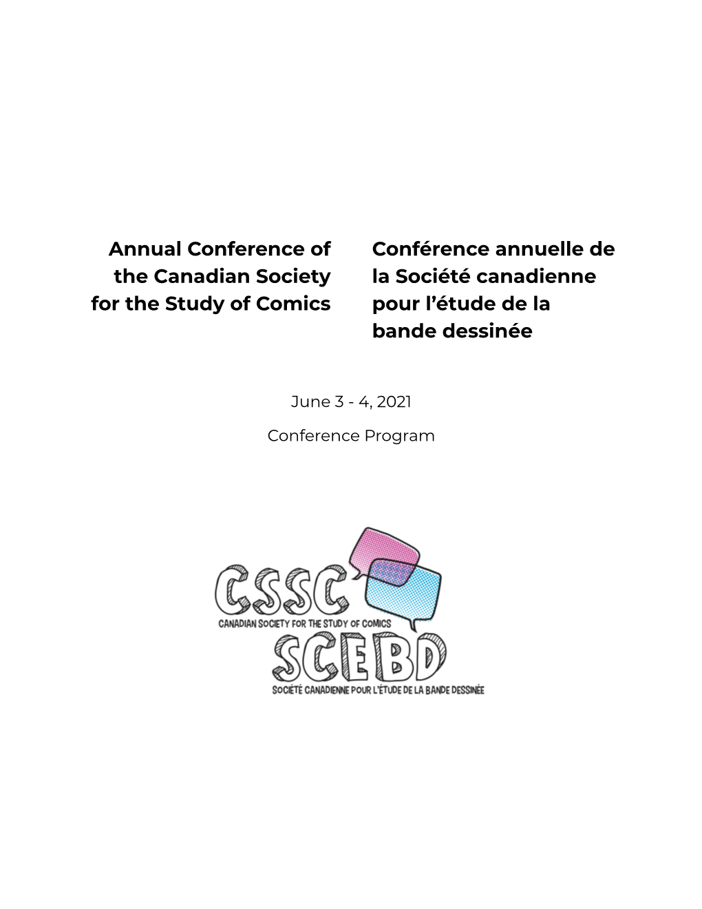 2021 CSSC/SCEBD Conference Program