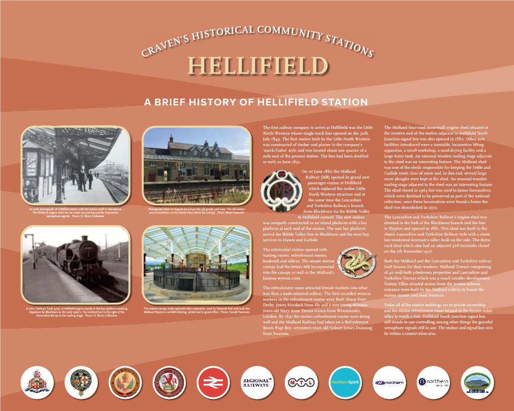 The First Railway Company to Arrive at Hellifield Was the Little North