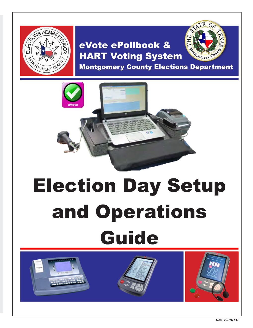 Election Day Setup and Operations Guide