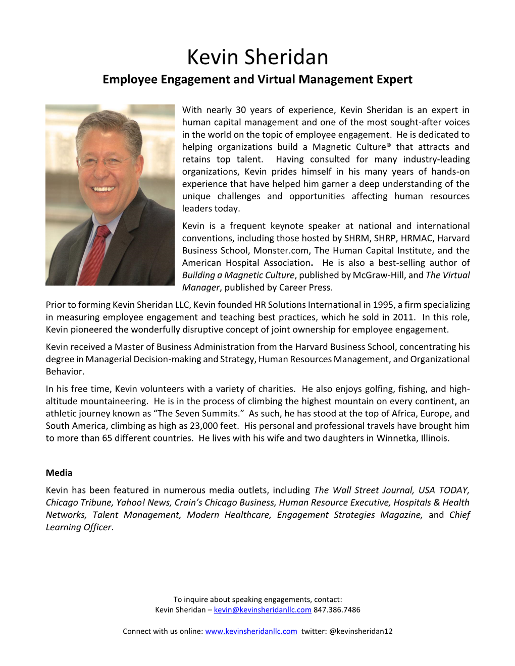 Employee Engagement and Virtual Management Expert