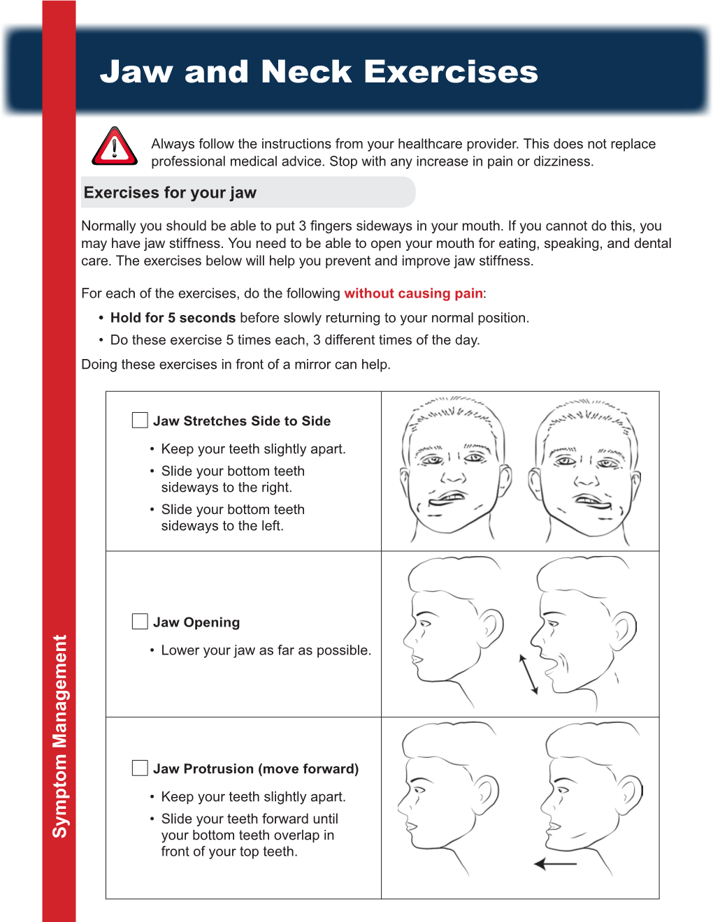 Jaw and Neck Exercises