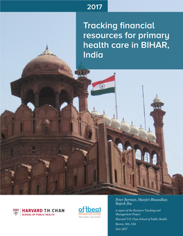 Tracking Financial Resources for Primary Health Care in BIHAR, India