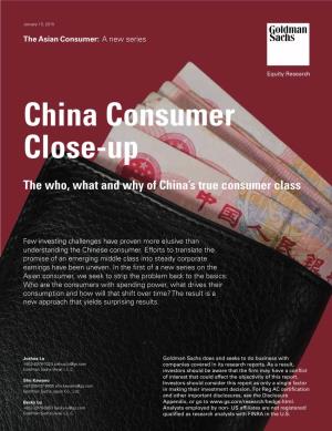 China Consumer Close-Up