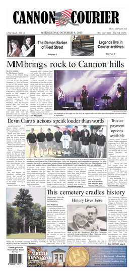 MIM Brings Rock to Cannon Hills
