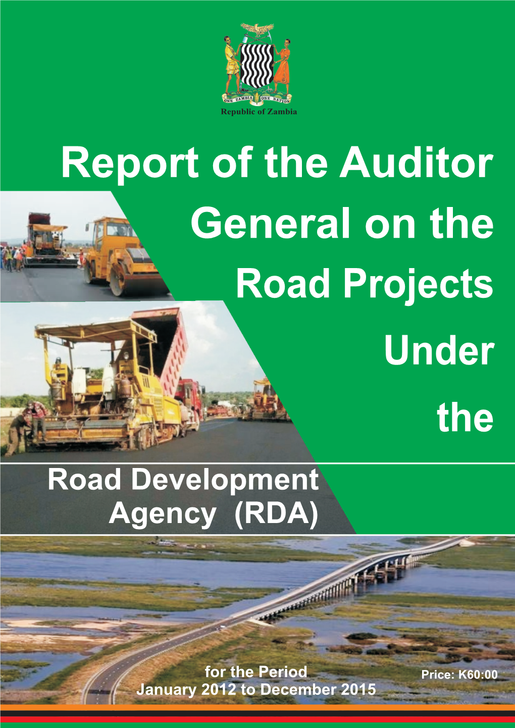 General on the Report of the Auditor