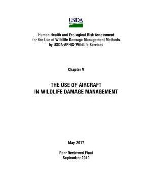 The Use of Aircraft in Wildlife Damage Management