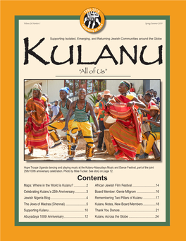 Contents Maps: Where in the World Is Kulanu?