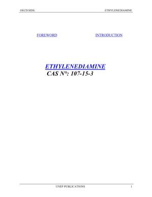 Ethylenediamine Cas N°: 107-15-3