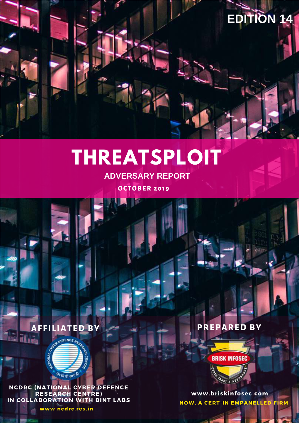 Threatsploit Adversary Report October 2019
