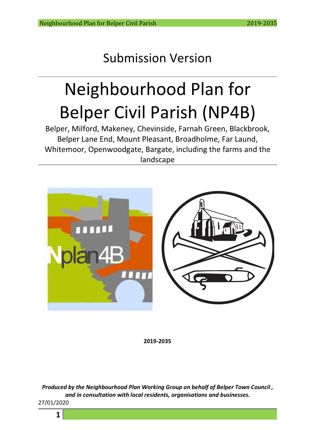 Neighbourhood Plan for Belper Civil Parish 2019-2035