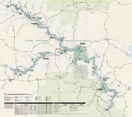 OZARK NATIONAL SCENIC RIVERWAYS 3Mi 5Mi 5Km 8Km 60 14Mi D 6Mi Powder Mill 23Km 9Mi 10Km Twin Rocks 14Km 3Mi 17 5Km