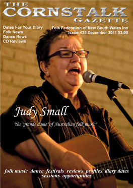 Judy Small "The "Grande Dame" of Australian Folk Music"