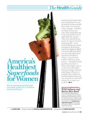 America's Healthiest Superfoods for Women