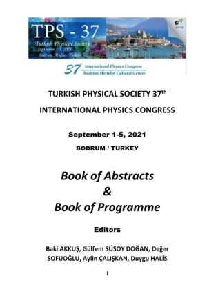 Book of Abstracts & Book of Programme