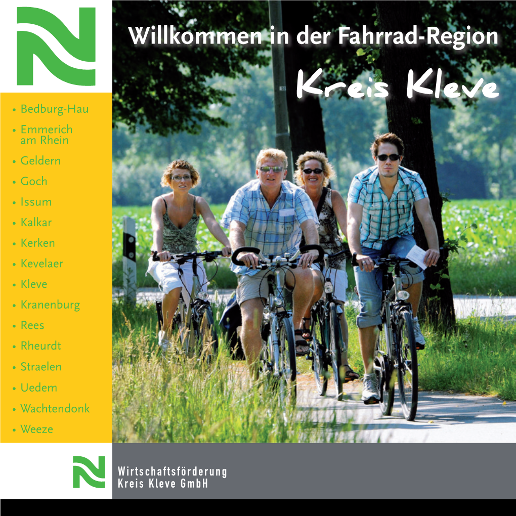 Willkommen in Der Fahrrad-Region 2 Inhaltsverzeichnis