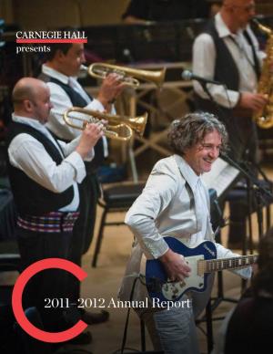 2011–2012 Annual Report