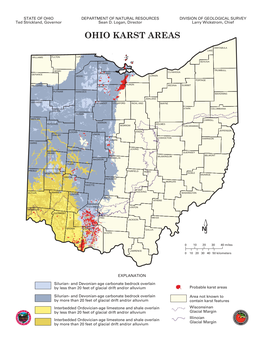 Ohio Karst Areas