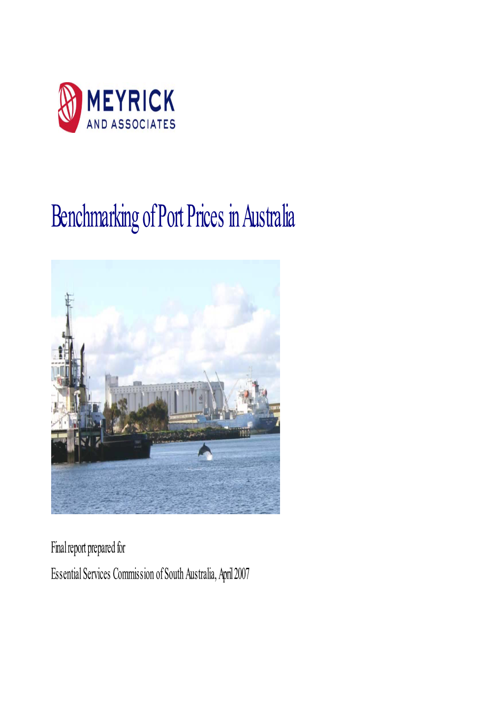 Benchmarking of Port Prices in Australia