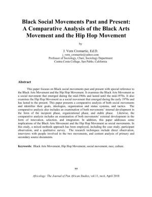 A Comparative Analysis of the Black Arts Movement and the Hip Hop Movement