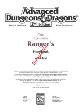 The Complete Ranger's Handbook