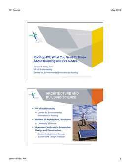 Rooftop PV: What You Need to Know About Building and Fire Codes