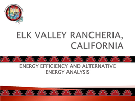 Elk Valley Rancheria, California, Energy Efficiency and Alternative
