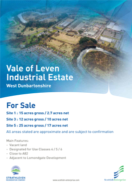 Vale of Leven Industrial Estate West Dunbartonshire