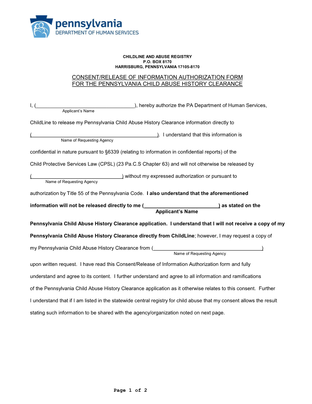 consent-release-of-information-authorization-form-for-the-pennsylvania