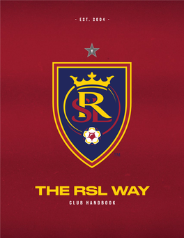 The Rsl Way Club Handbook