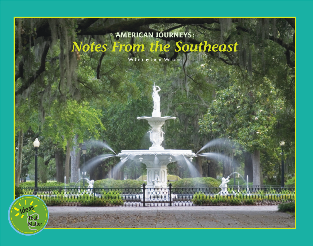 Level 4.1 Notes from the Southeast