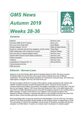 GMS News Autumn 2019 Weeks 28-36