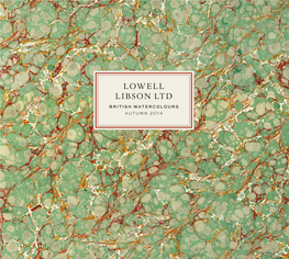 Lowell Libson Ltd Lowell Libson