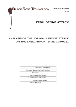 Erbil Drone Attack