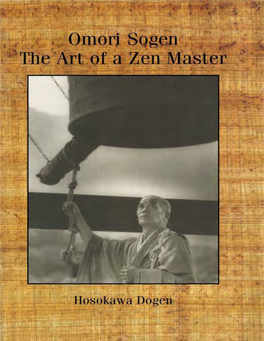 Omori Sogen the Art of a Zen Master